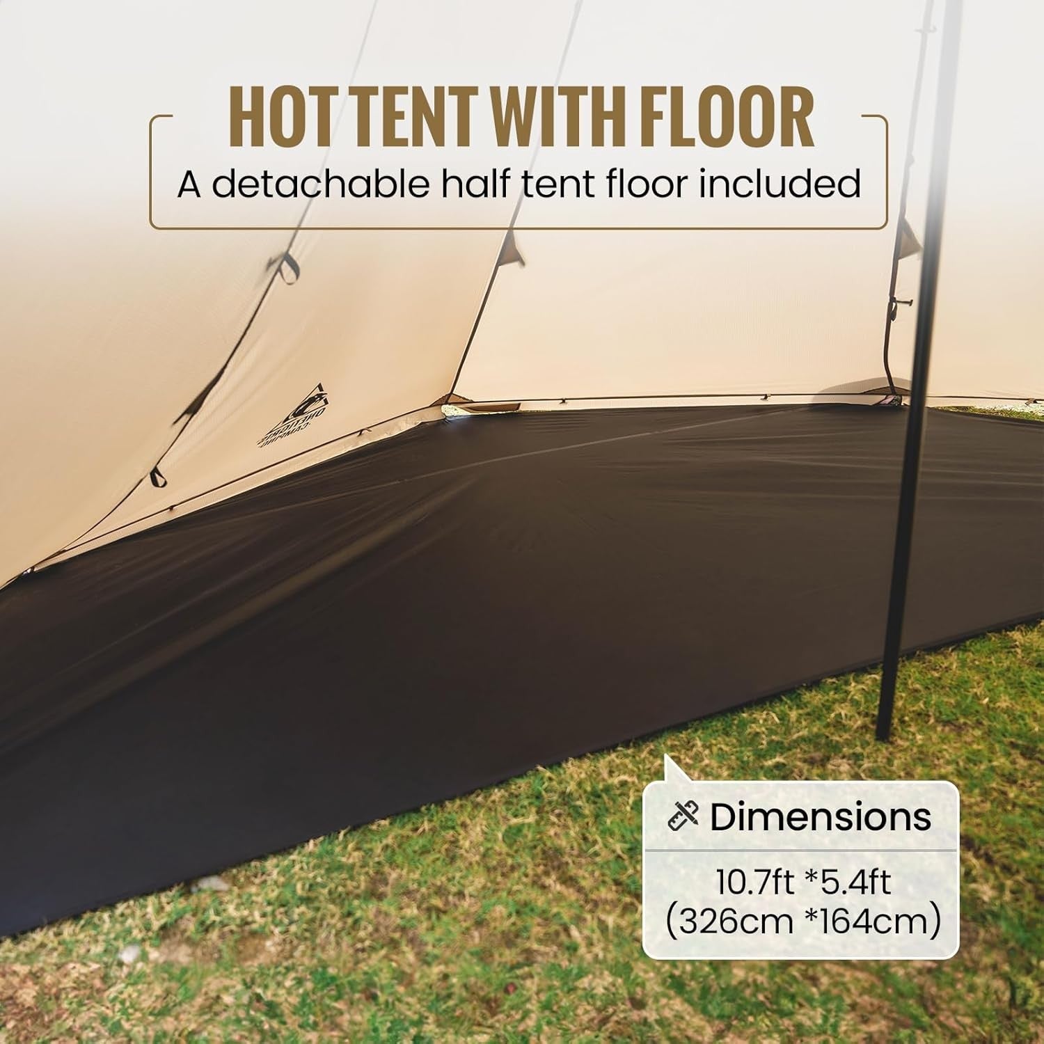4 Season Hot Tent Tipi Stove Jack Snow Skirt Ultralight