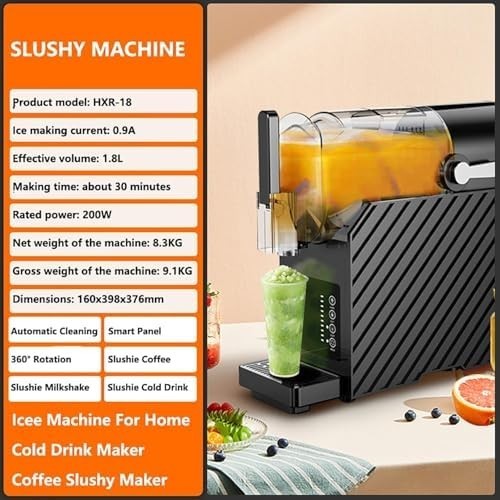 Professional Slush Machine Frozen Drink Maker Milkshake Cocktail LED Home