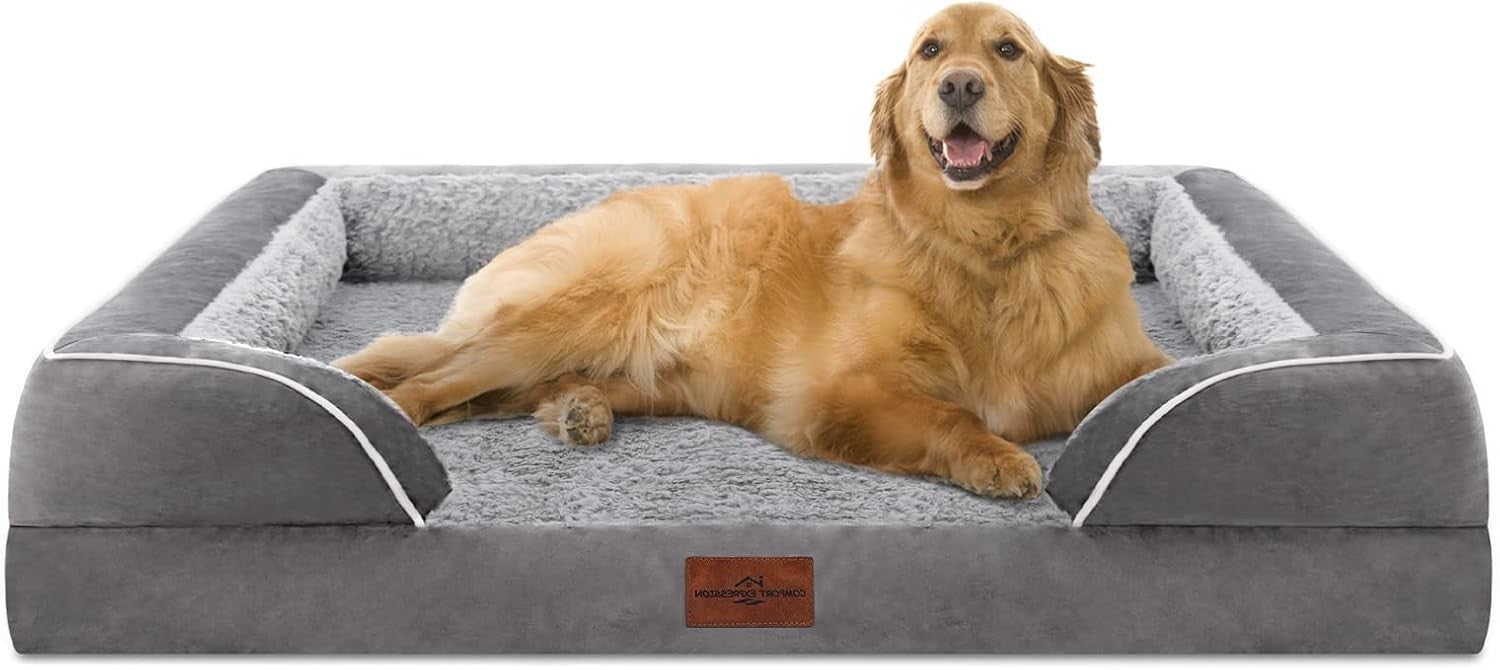 XL Orthopedic Dog Sofa Bed 106x76x21cm Waterproof Washable