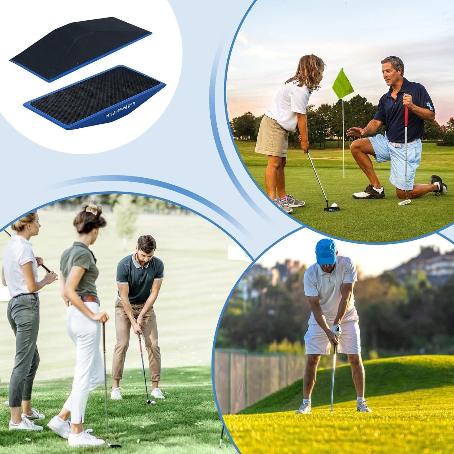 Golf Balance Board Pressure Plate Swing Speed Trainer