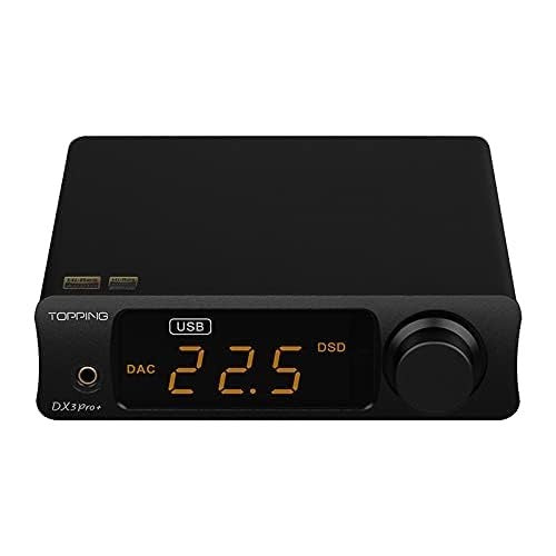 DX3 Pro+ Bluetooth 5.0 LDAC DAC AMP Headphone Preamp ES9038Q2M Black