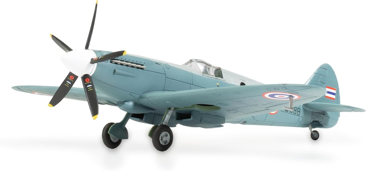 1:72 Supermarine Spitfire PR.XIX Recon Plane Model Kit – Unpainted Build