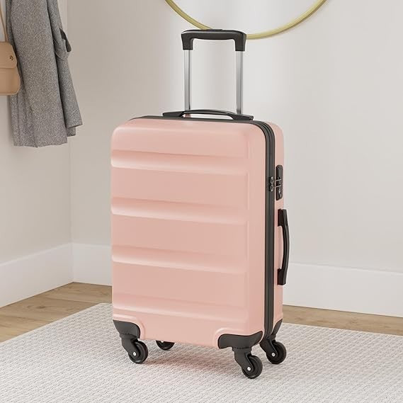 66cm Hard Shell Suitcase ABS+PC Spinner Wheels TSA Lock Airline Approved