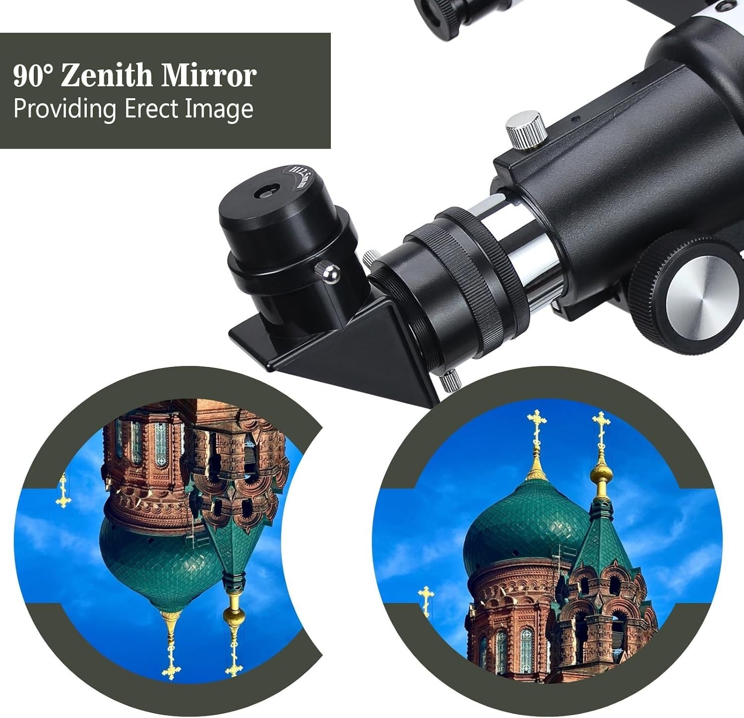 70mm Refractor Telescope for Beginners, Portable AZ Mount with Tripod