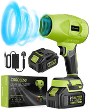 Cordless Leaf Blower 180000RPM Portable Dust Cleaner with 2 Batteries