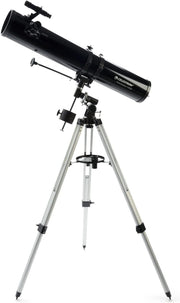 114 mm Reflector Telescope – 900 mm Focal, Black, Beginner-Friendly