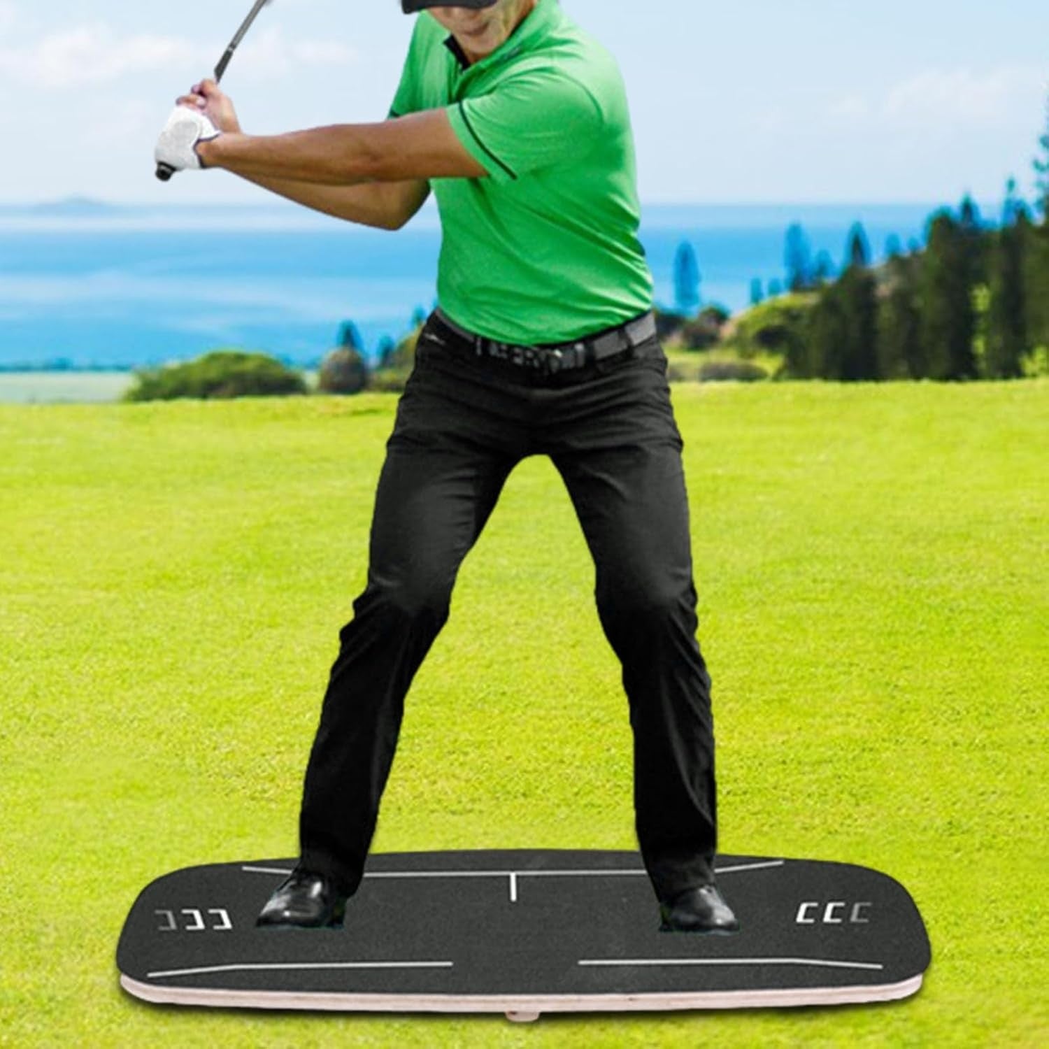 Golf Pressure Board Swing Trainer Center Gravity Plate