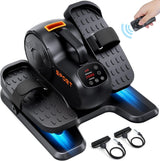 3-in-1 Under Desk Elliptical Pedal Exerciser, 10-Speed & Resistance, Quiet