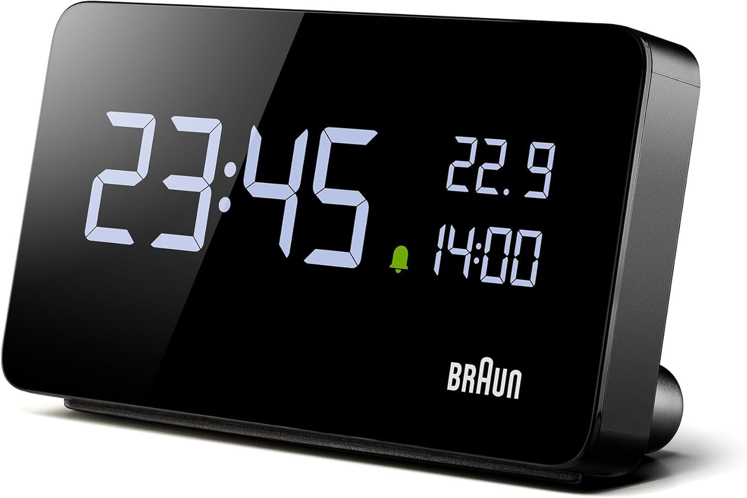 Digital Alarm Clock LCD Display USB C Charging Touch Snooze Bedside