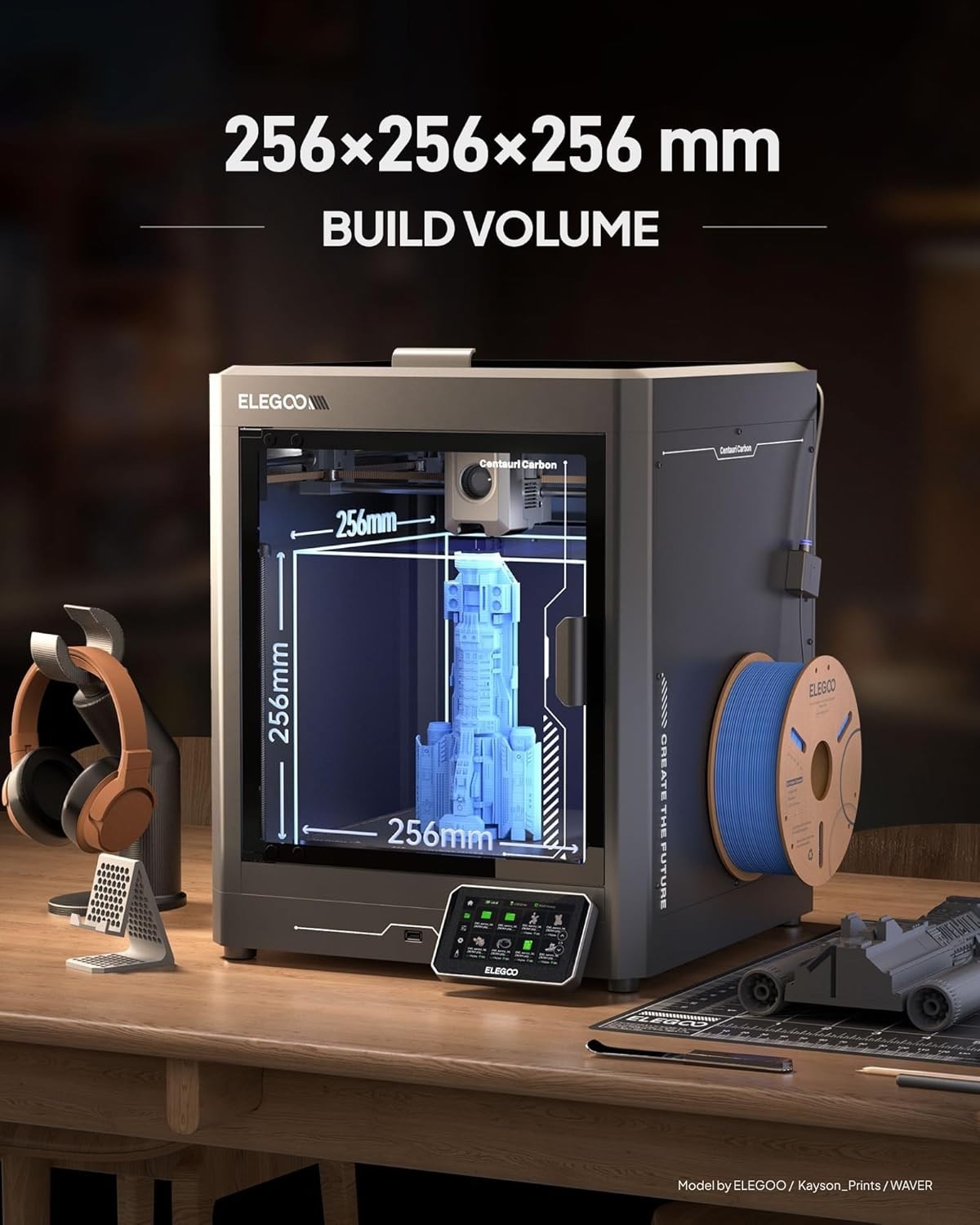 CoreXY High-Speed 3D Printer 500mm/s Auto Level 320°C Nozzle Camera