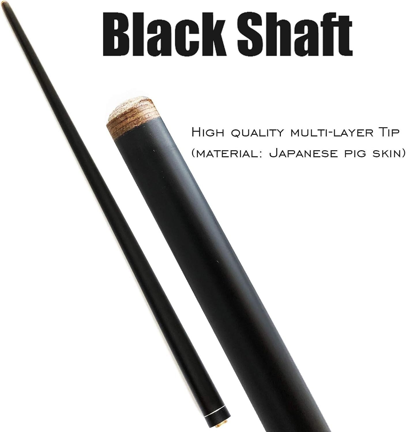 48in Kids Pool Cue Blue 18oz Maple Carbon Fiber 13mm Tip