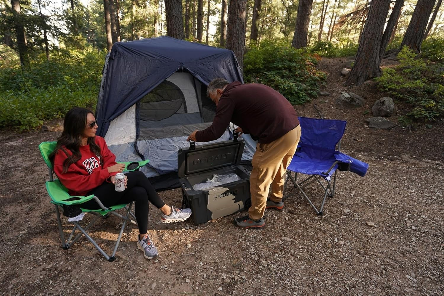 4-6 Person Pop Up Camping Tent Quick Setup Family Shelter