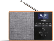 DAB+/FM Bluetooth Kitchen Radio Wooden Housing Portable Timer