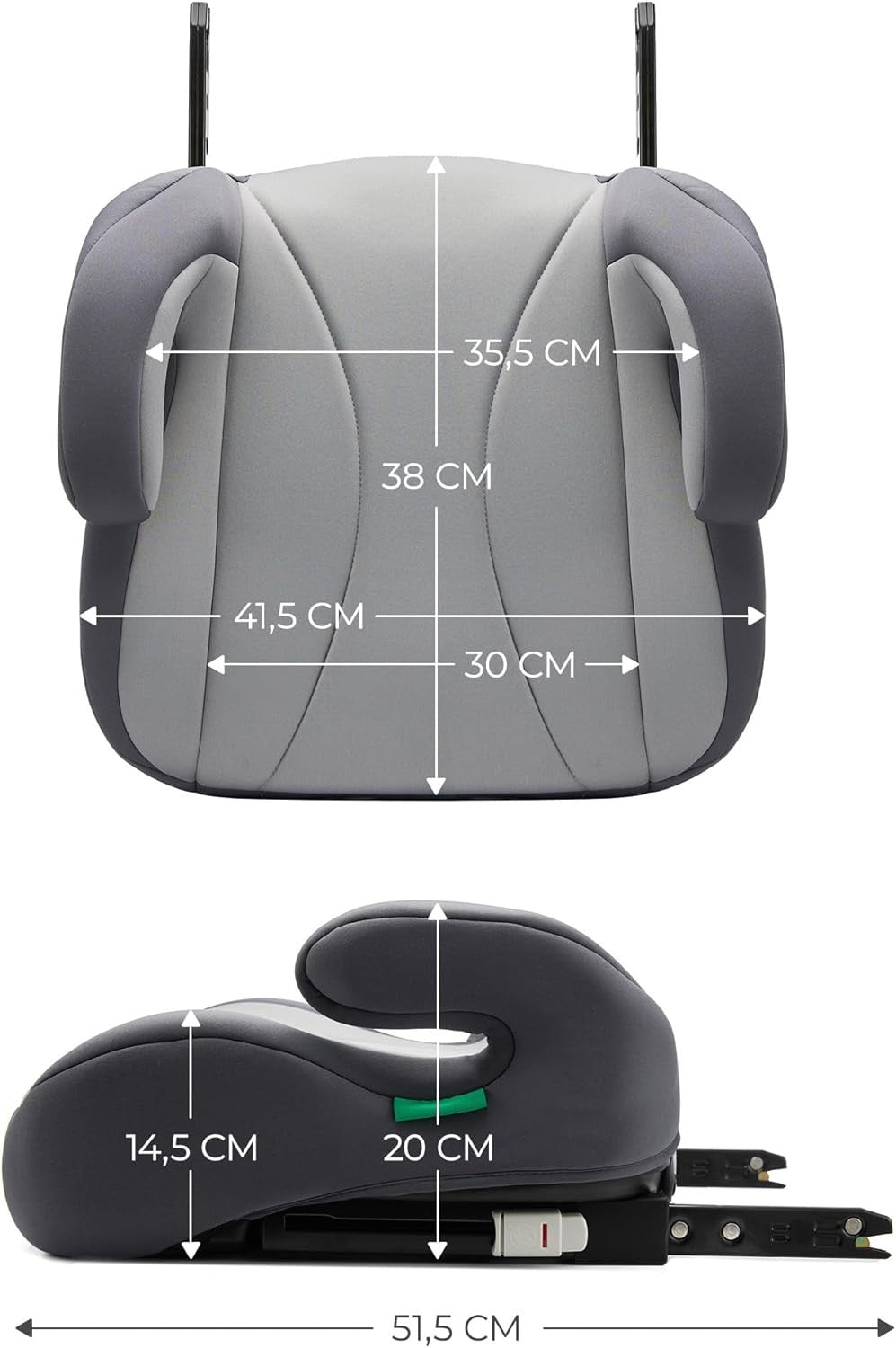 i-Size Booster Seat 135–150cm ISOFIX Group 2/3 Kids Car Seat