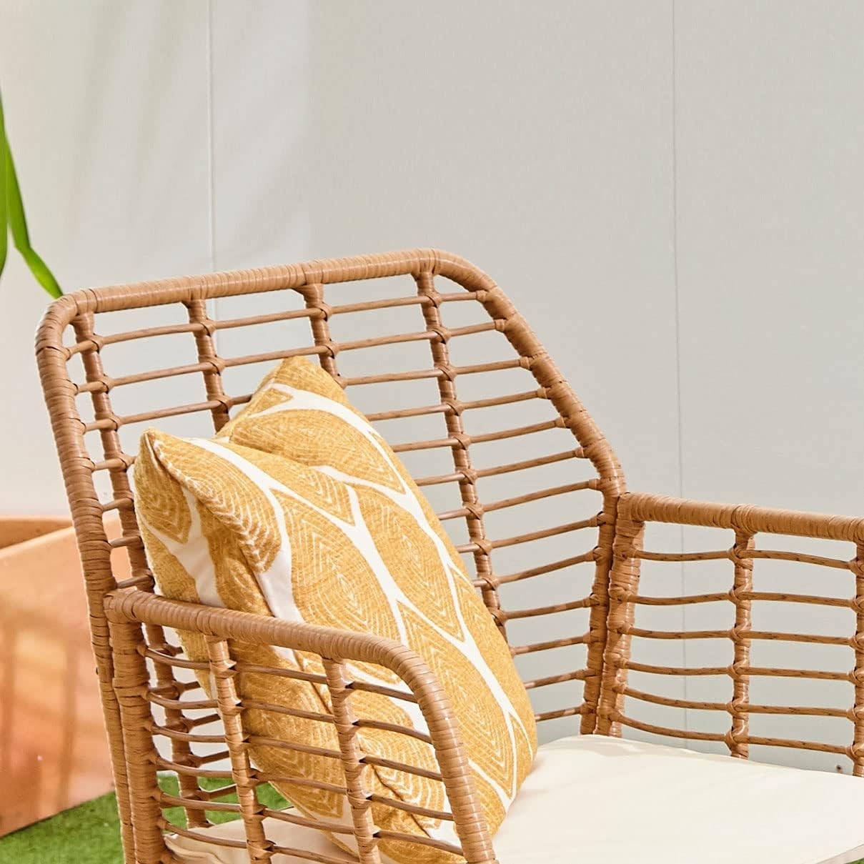 Rattan Garden Furniture Set 4 Seater Sofa Chair Table Patio Balcony
