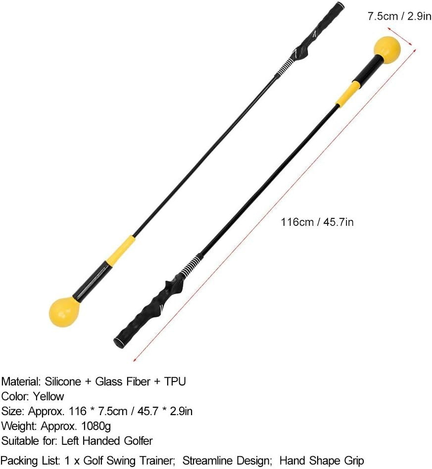 Golf Swing Trainer Flex Club Tempo Practice Aid Strength Tool