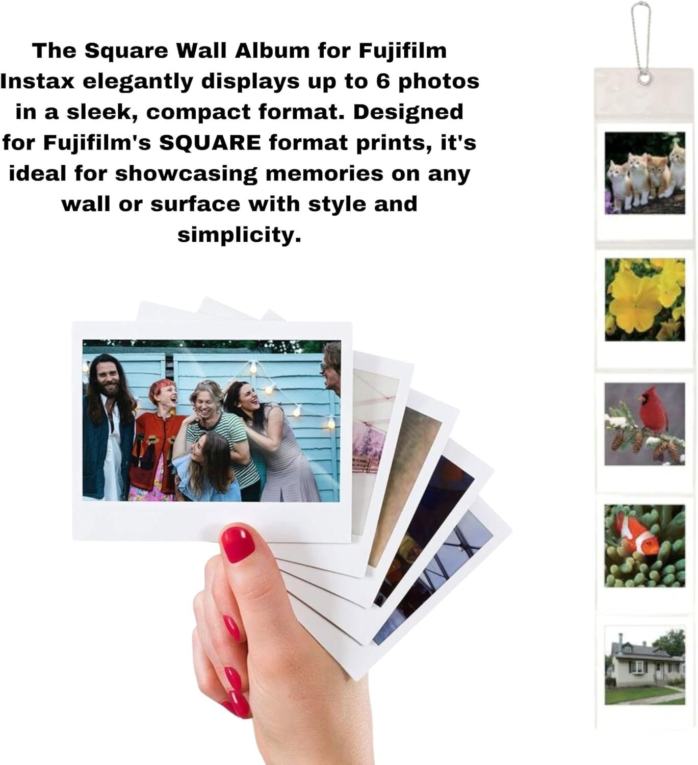 Instax Wide Film Bundle 100 Shots Photo Album Wall Display Kit