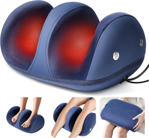 Electric Heated Foot & Calf Massager Machine Pain Relief Circulation