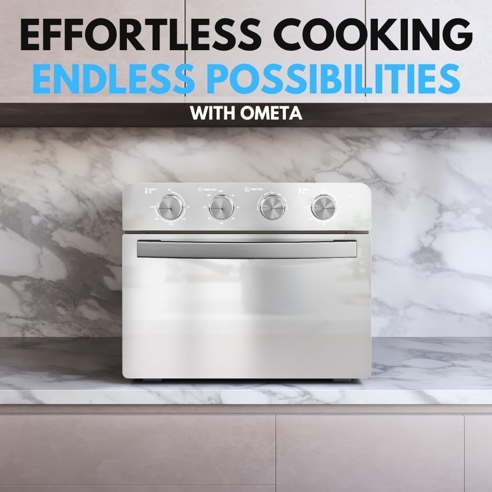 25L Air Fryer Oven Rotisserie Convection Pizza Bake Dehydrate 7 Functions