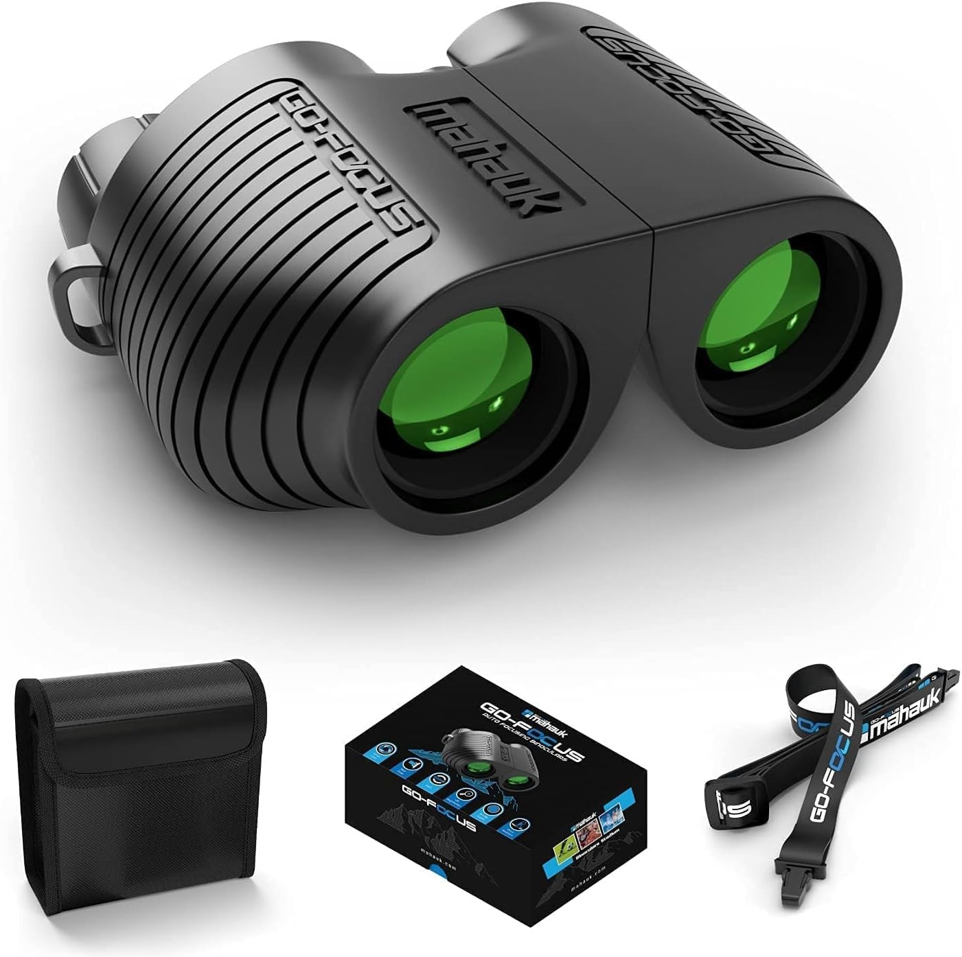 10x25 Compact HD Binoculars | Lightweight Waterproof Travel Birdwatching Optics