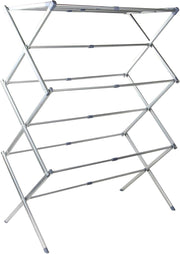 Expandable Folding Clothes Airer 3 Tier Drying Rack 7.5m Space Saving
