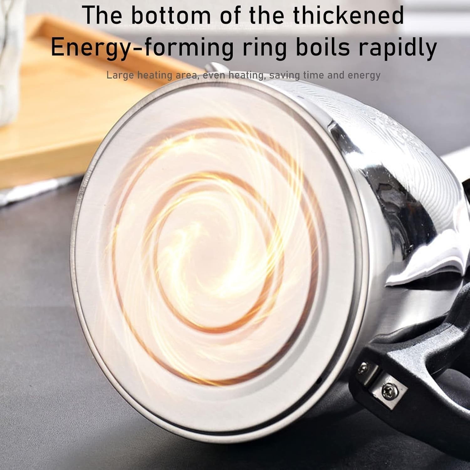 Stainless Steel Teapot 1.2L Stove Top Tea Coffee Pot Heat Resistant Handle