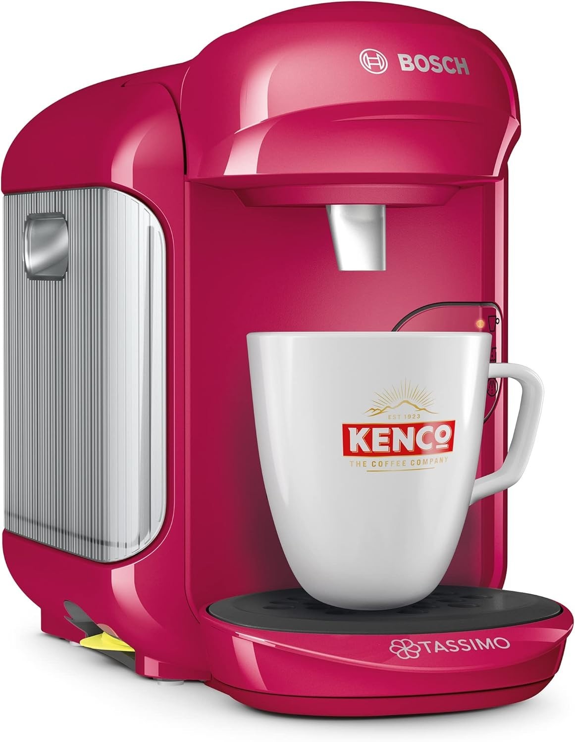 Pink Capsule Coffee Machine 0.7L Compact One-Touch Brewer Auto Clean 1300W