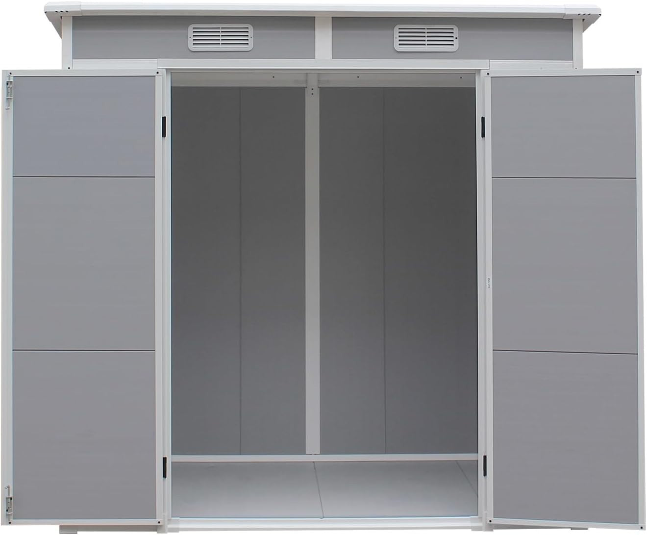 Plastic Garden Storage Shed 183x112cm Lockable Outdoor Tool Box