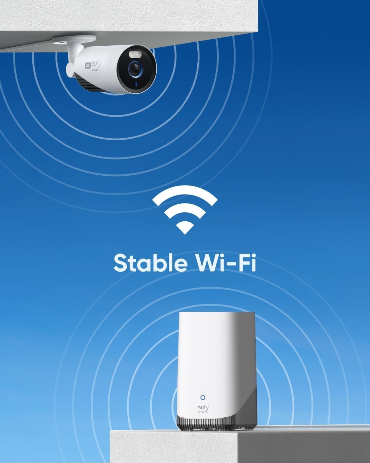 4K Outdoor Security Camera 24/7 Recording AI Face Recognition WiFi