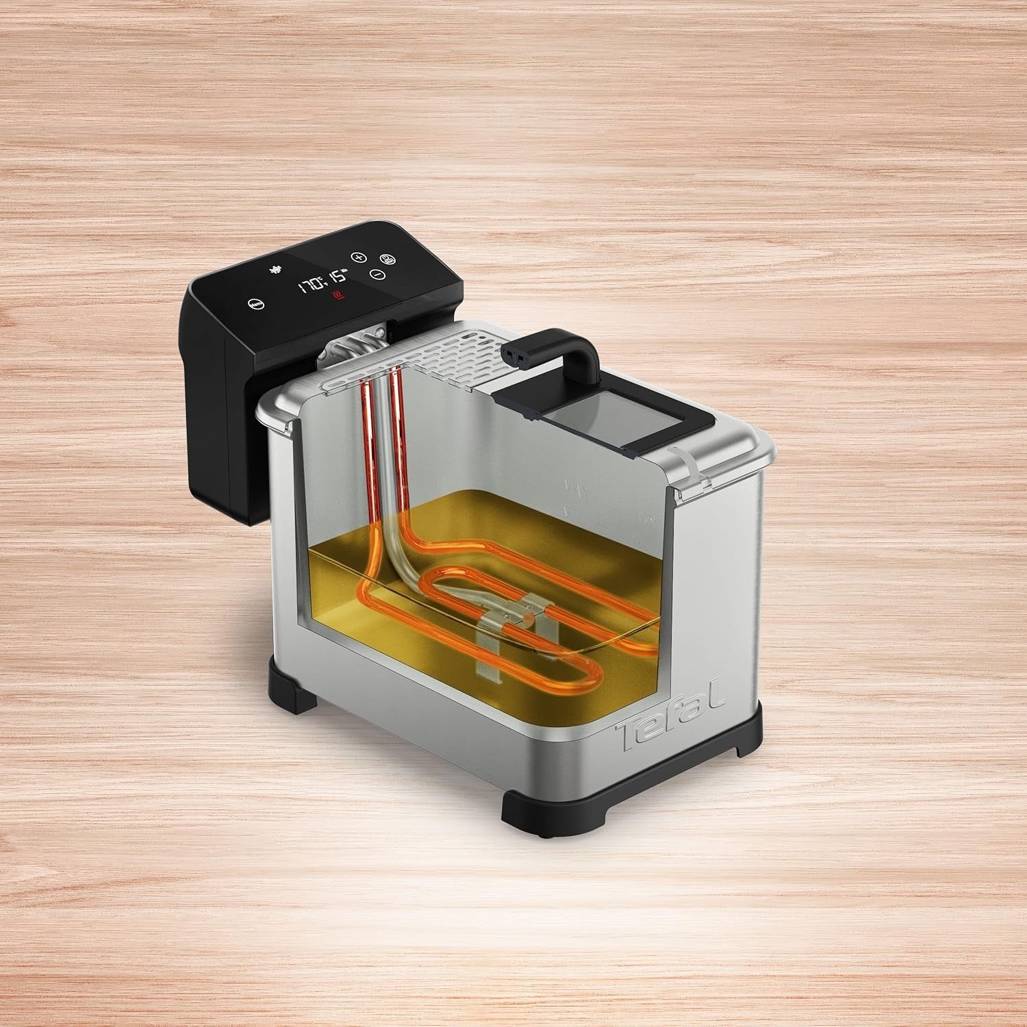 Family Digital Deep Fryer 4L Oil 2400W Cooling Zone Touch Screen XL