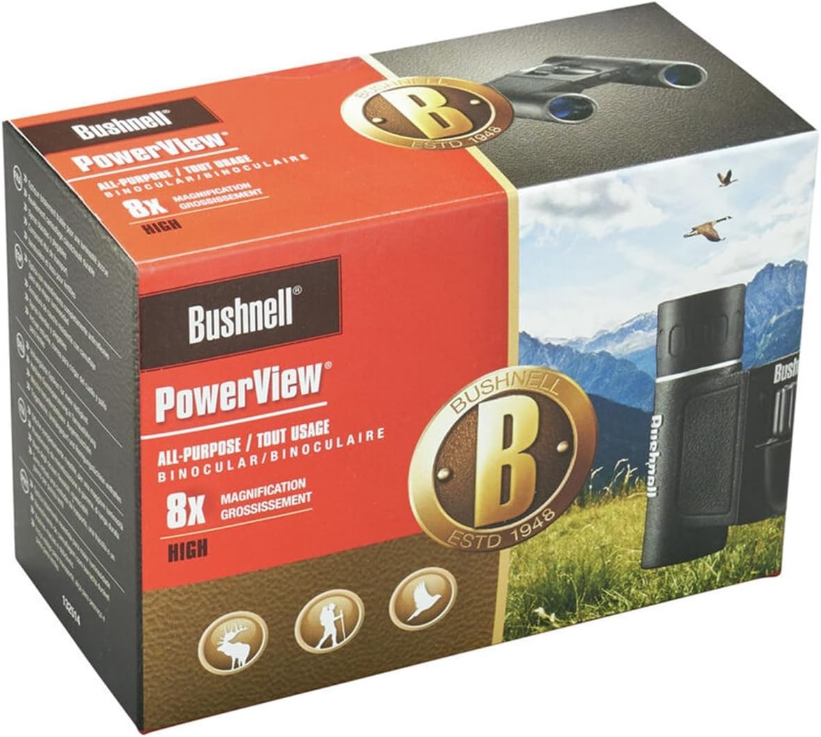 8x21 Compact HD Binoculars Lightweight Travel Bird Watching Sightseeing
