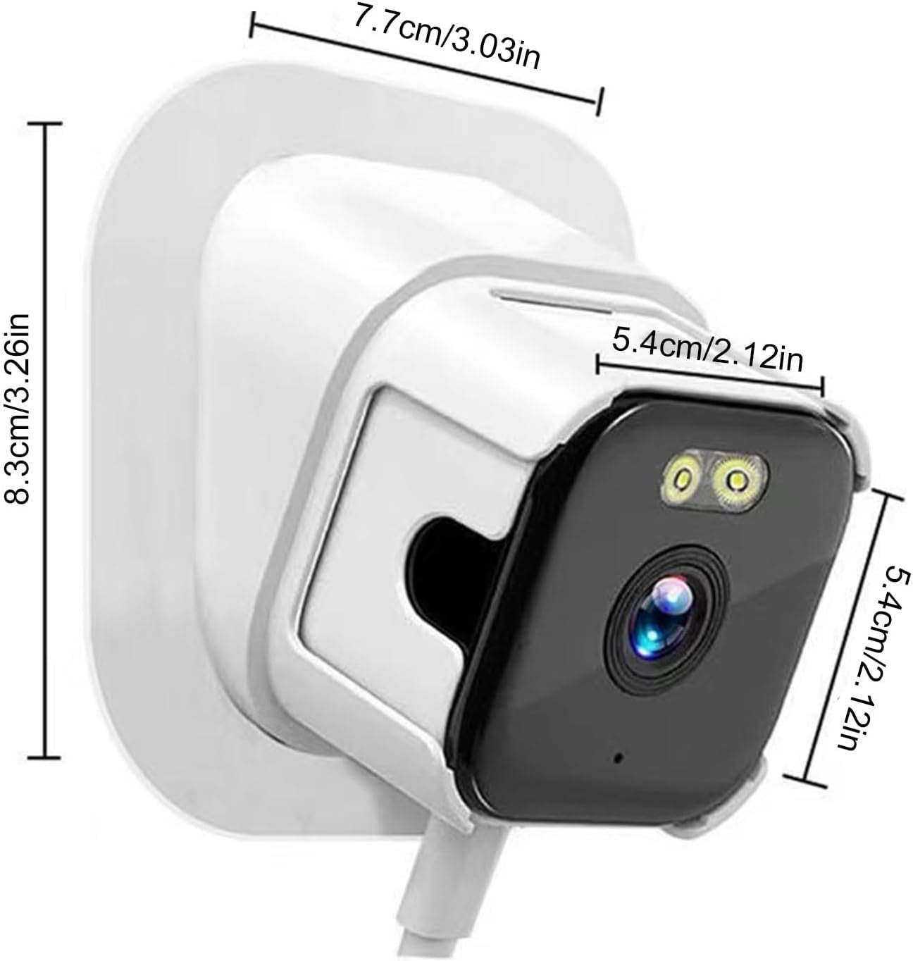 2K Window Security Camera AI Color Night Vision Dual Band WiFi CCTV