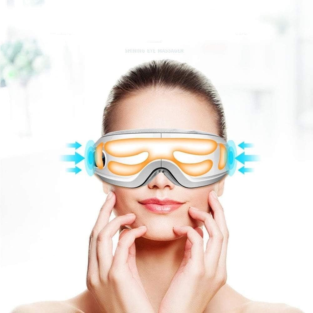 Heated Eye Massager Air Compression Bluetooth Foldable