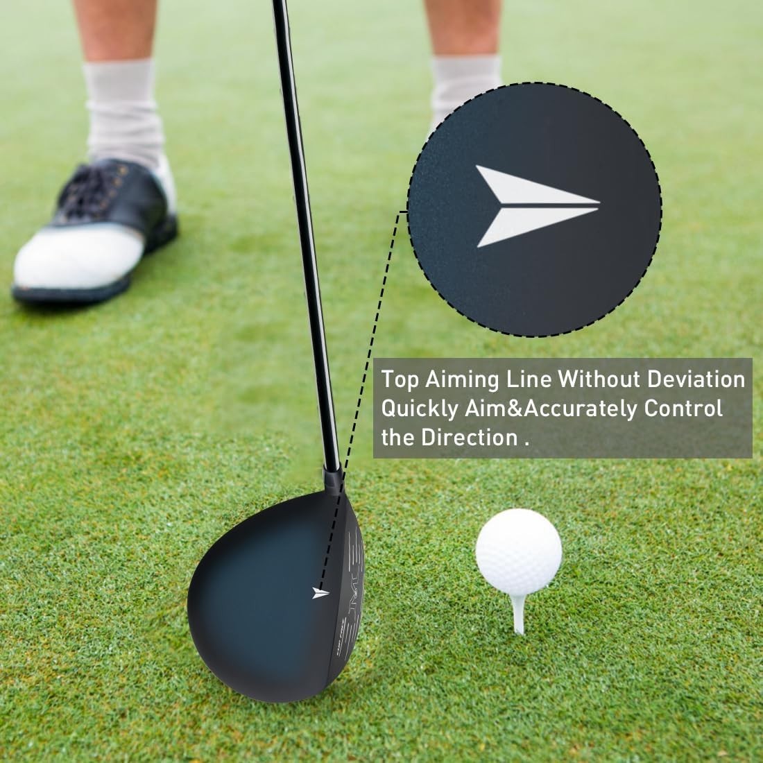 460cc Titanium Golf Driver 10.5° Right Hand Regular Flex Graphite Distance
