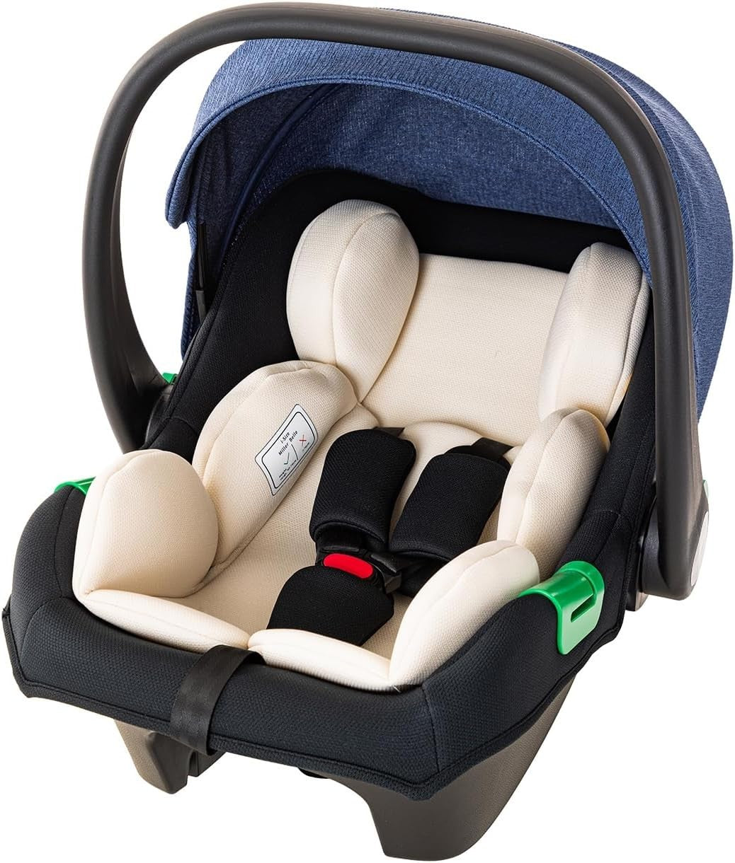 Ultra Compact 3in1 Baby Pram Pushchair Travel System Adjustable Handle 22kg