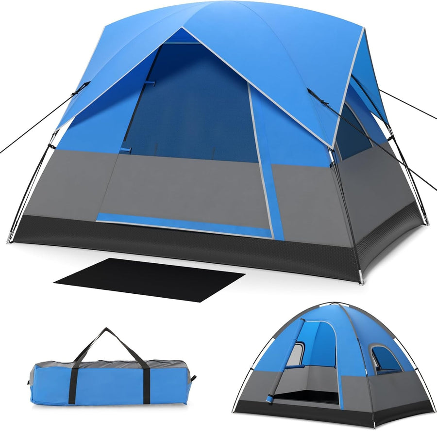 2-3 Person Waterproof Camping Tent Windproof Dome w/ Rainfly