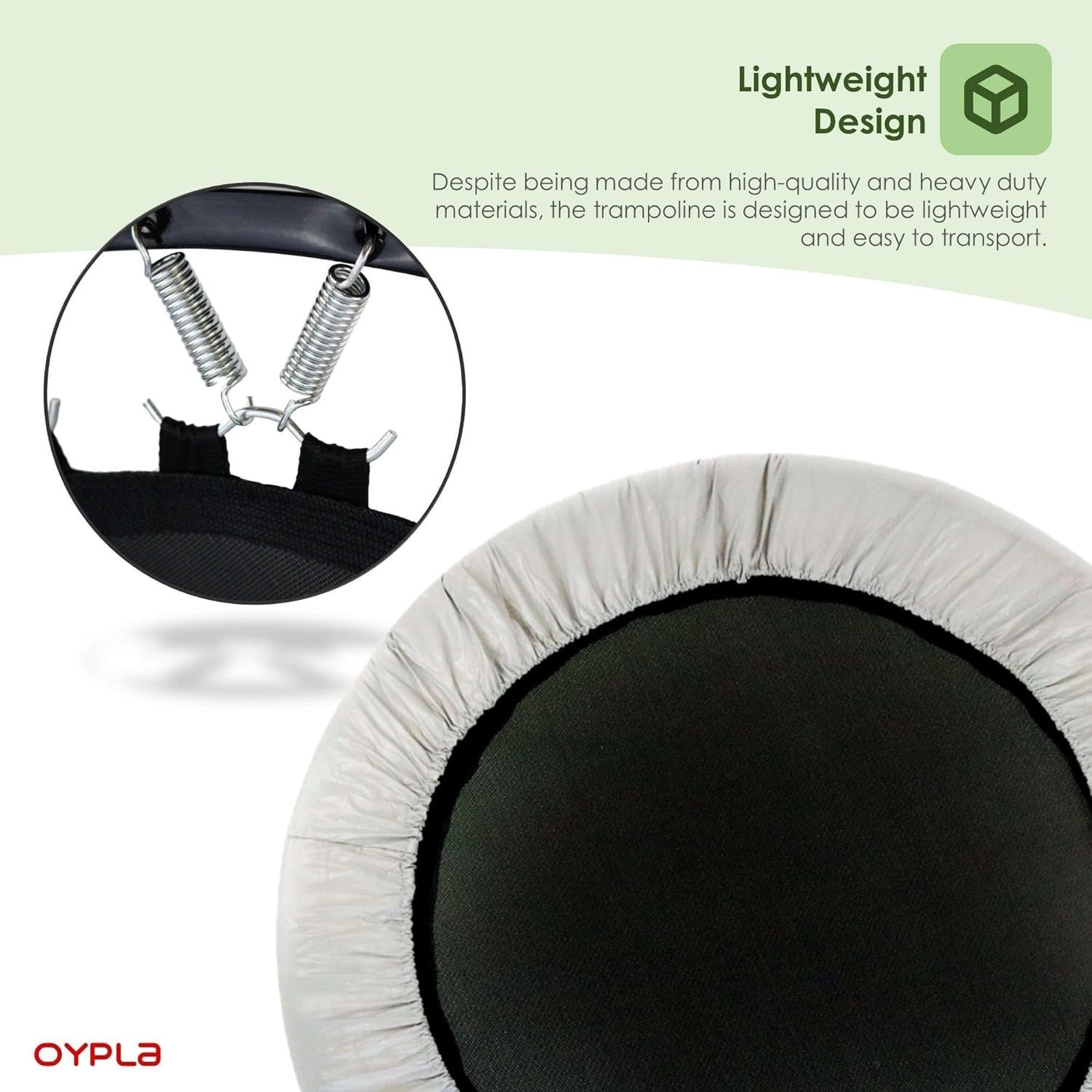 36'' Fitness Trampoline Mini Rebounder Indoor Aerobic Exercise 100KG