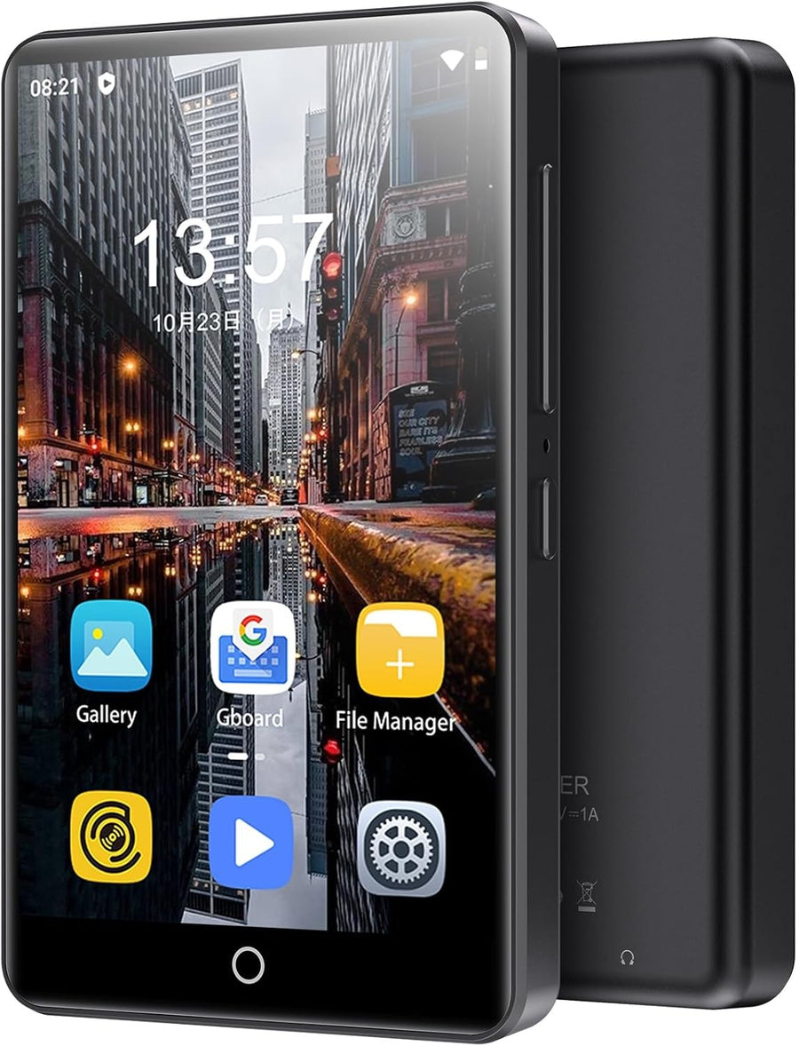 80GB MP3 Player Bluetooth WiFi 4" IPS Touchscreen FM Black