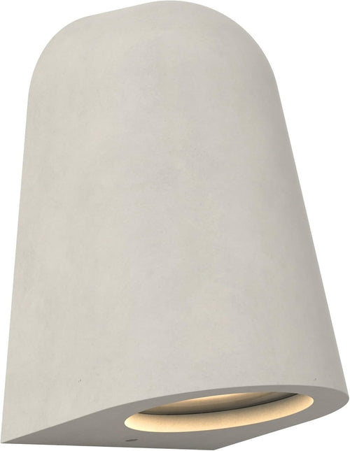Durable Outdoor Coastal Wall Light 6W Concrete, Dimmable & Weatherproof