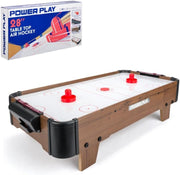 28 Inch Air Hockey Table Portable Wooden Game Kids Adults Indoor