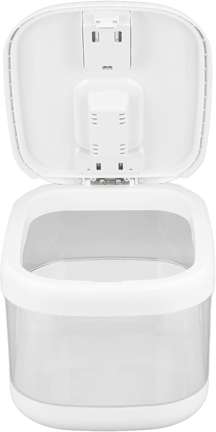 10KG Rice Dispenser Airtight Press Cereal Storage Container Bin