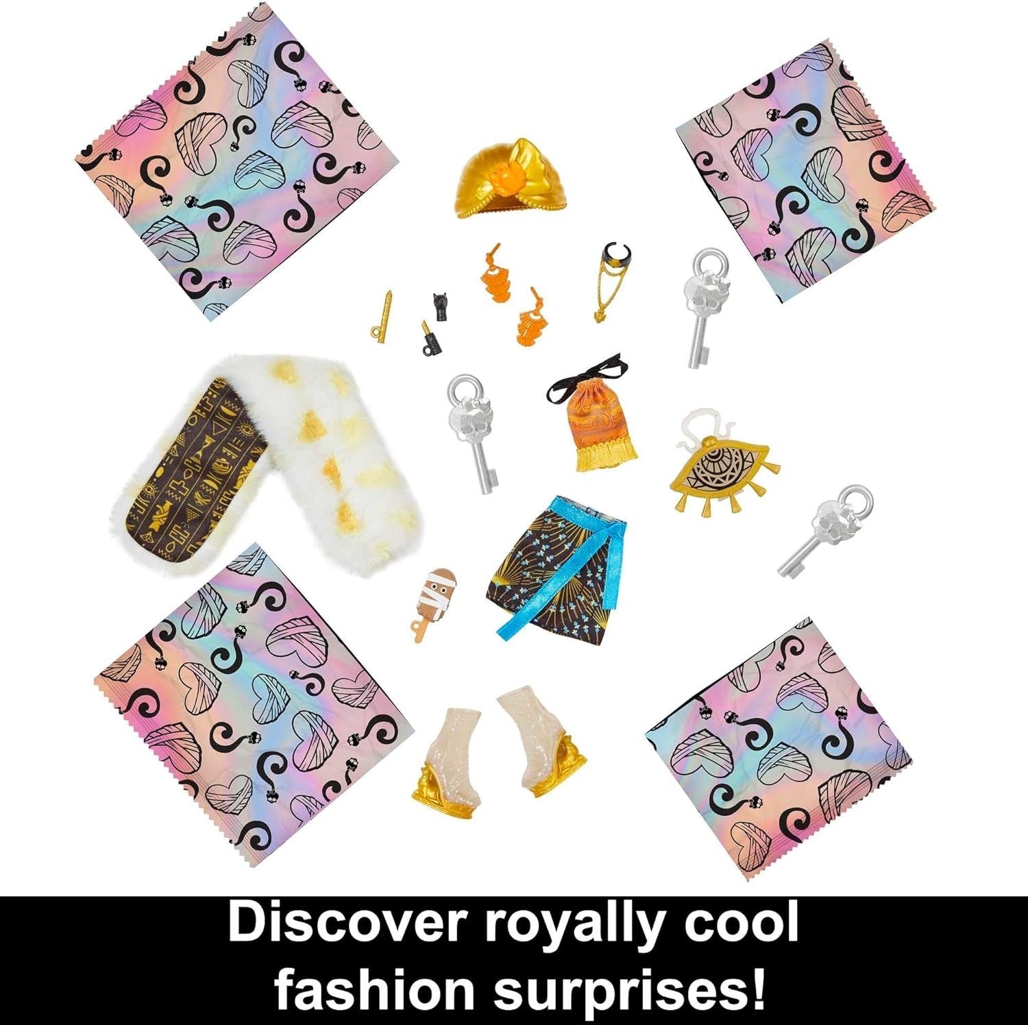 Mystery Reveal Fashion Doll Locker Set 19+ Surprises Dress Up
