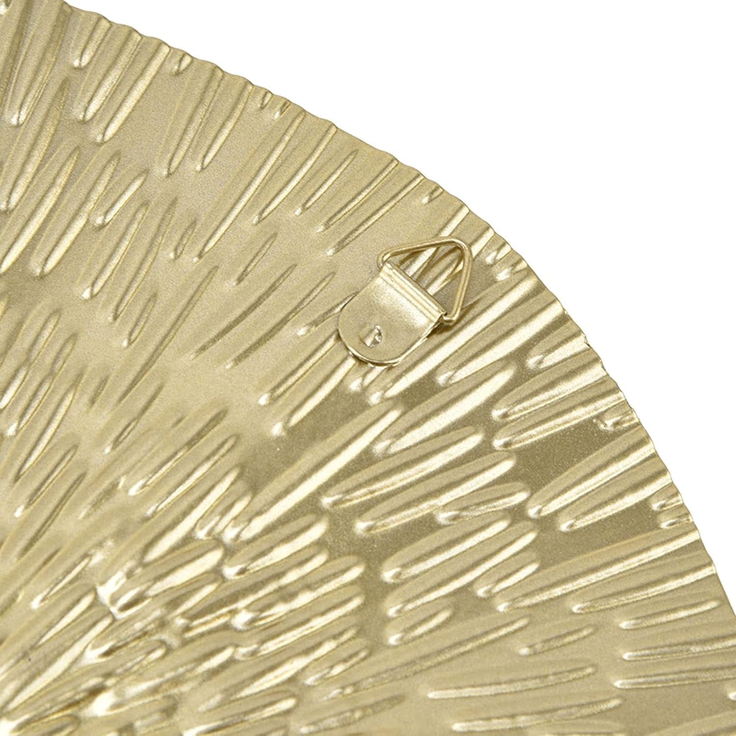 Gold Round Metal Wall Decor 3D Modern Art