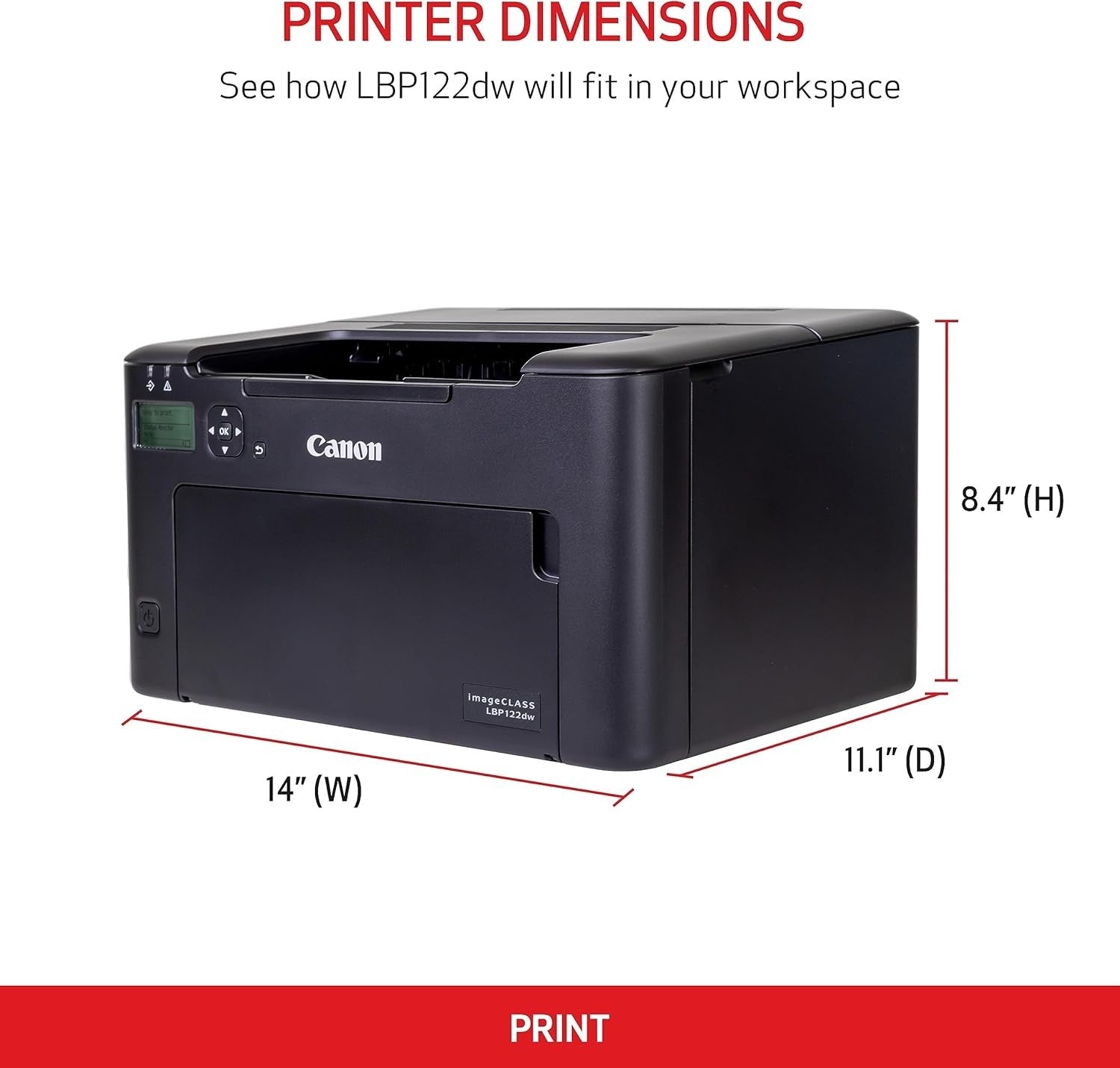 Monochrome Laser Printer Wi-Fi Ethernet Auto-Duplex 30ppm