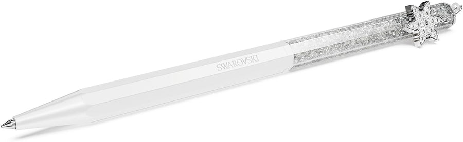 White Snowflake Ballpoint Pen Fine Ink Retractable Gift