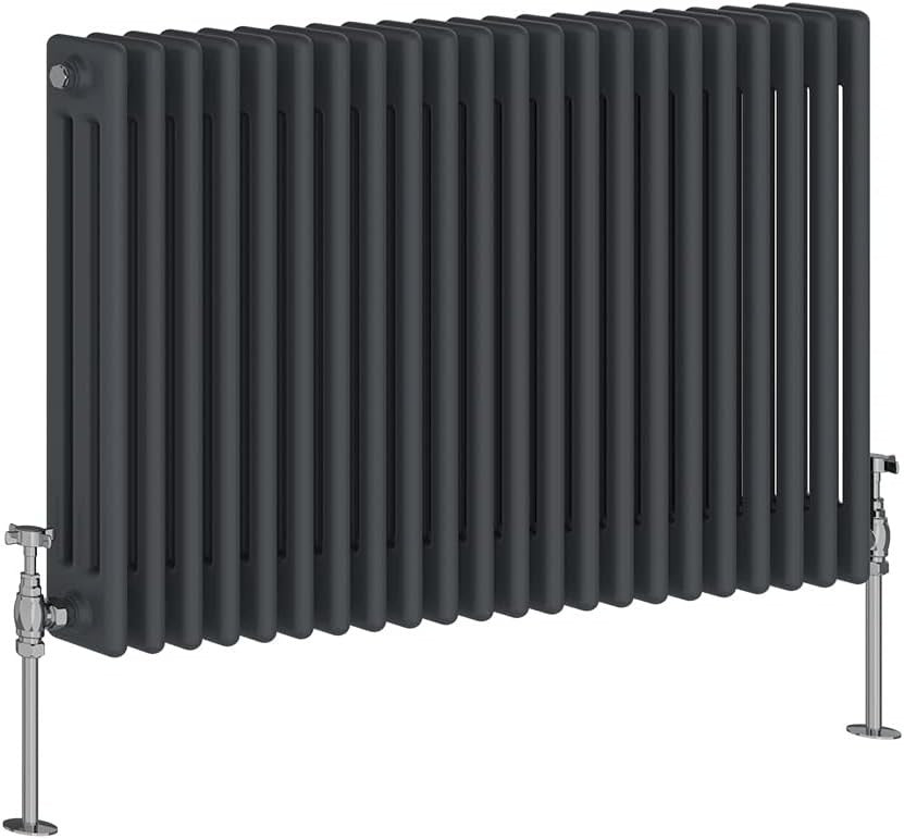 Anthracite 3 Column Radiator 600x1012mm Central Heating Bathroom