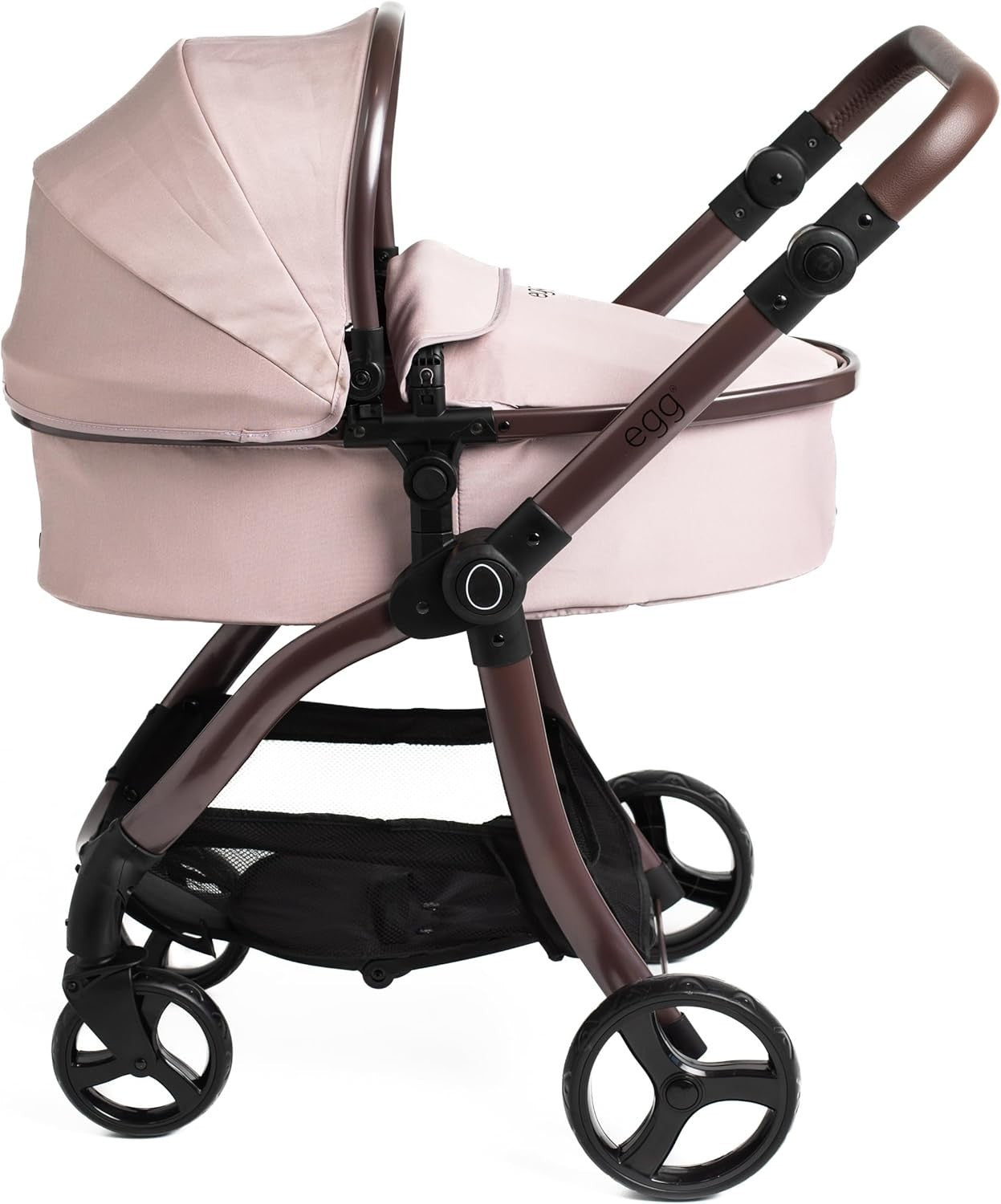 Toy Doll Pushchair 2in1 Carrycot Adjustable Handle Foldable 57cm