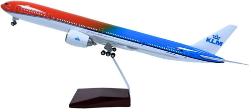 Large Scale Model Plane w/ Voice-Activated Lights & Display Stand Gift