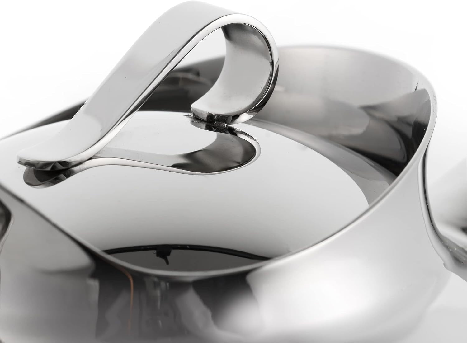 Stainless Steel Teapot 900ml Non Drip Tea Pot Stay Cool Handle