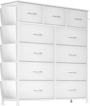 11 Drawer Storage Chest with Fabric Bins | Space-Saving Bedroom Organizer